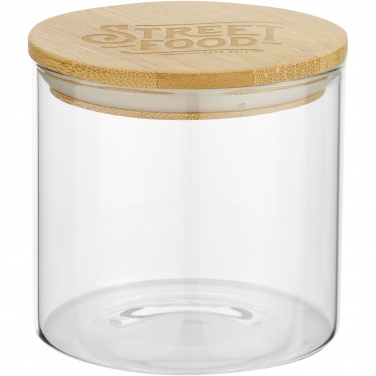 Logo trade promotional giveaway photo of: Boley 320 ml glass food container