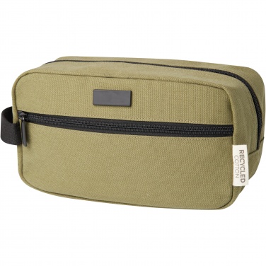 Logotrade promotional merchandise image of: Joey GRS recycled canvas travel accessory pouch bag 3.5L