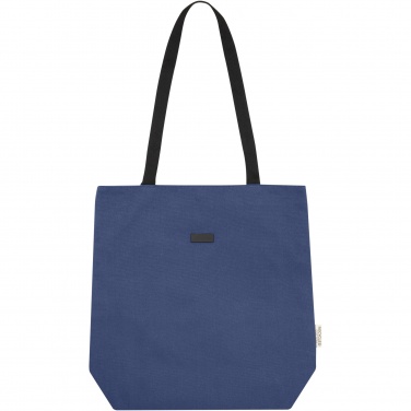 Logo trade promotional giveaway photo of: Joey GRS recycled canvas versatile tote bag 14L