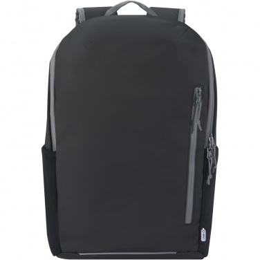 Logotrade business gift image of: Aqua 15" GRS recycled water resistant laptop backpack 21L