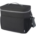 Aqua 20-can GRS recycled water resistant cooler bag 22L, Solid black