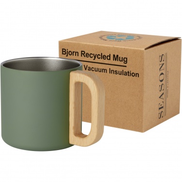 Logotrade promotional items photo of: Bjorn 360 ml RCS certified recycled stainless steel mug with copper vacuum insulation