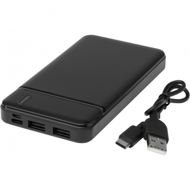 Logo trade promotional gifts image of: Loop 10.000 mAh recycled plastic power bank 