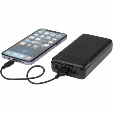 Logo trade promotional item photo of: Loop 20.000 mAh recycled plastic power bank 