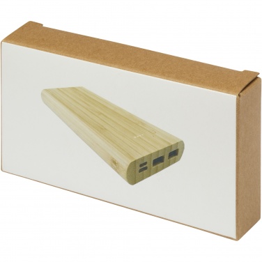 Logotrade promotional giveaway picture of: Tulda 10.000 mAh bamboo power bank