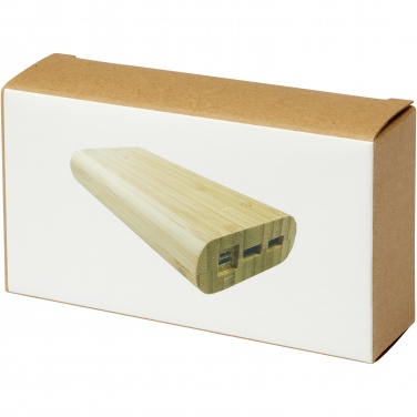 Logotrade corporate gifts photo of: Tulda 20.000 mAh bamboo power bank