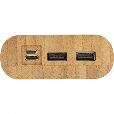 Logotrade promotional item picture of: Tulda 20.000 mAh bamboo power bank