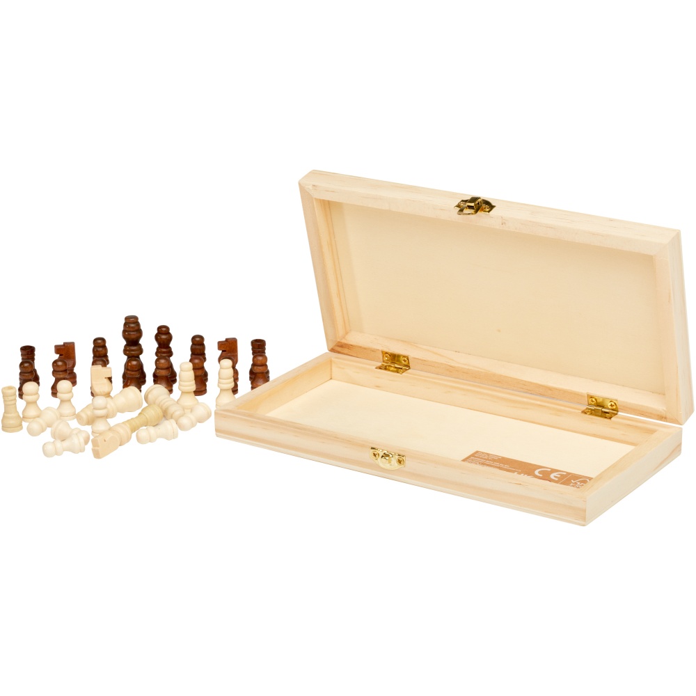 Logo trade corporate gift photo of: King wooden chess set