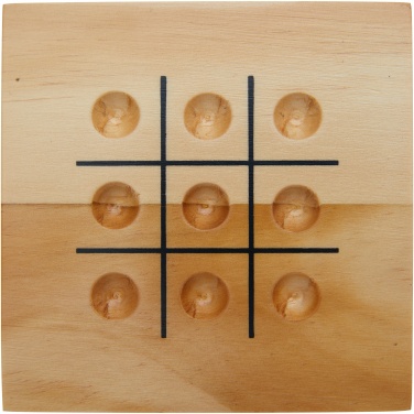 Logotrade corporate gift picture of: Strobus wooden tic-tac-toe game