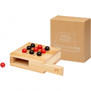 Logo trade promotional item photo of: Strobus wooden tic-tac-toe game