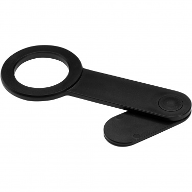 Logo trade promotional merchandise image of: Hook recycled plastic desktop phone holder