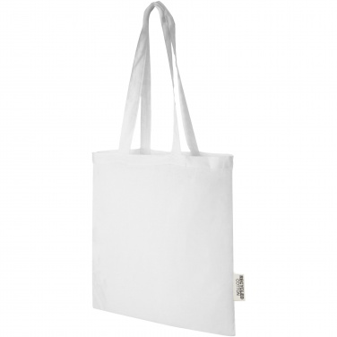 Logotrade promotional giveaway picture of: Madras 140 g/m2 GRS recycled cotton tote bag 7L