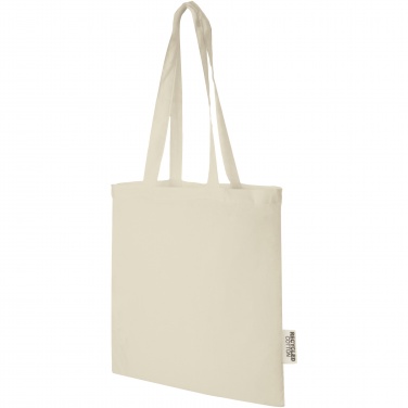 Logotrade promotional giveaway picture of: Madras 140 g/m2 GRS recycled cotton tote bag 7L