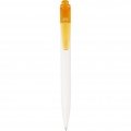 Thalaasa ocean-bound plastic ballpoint pen, Transparent orange / White