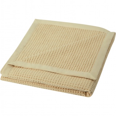 Logo trade advertising products picture of: Abele 150 x 140 cm cotton waffle blanket