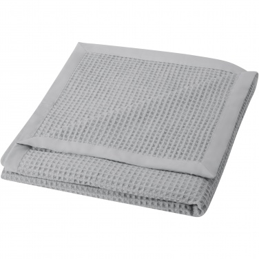 Logotrade promotional gift image of: Abele 150 x 140 cm cotton waffle blanket