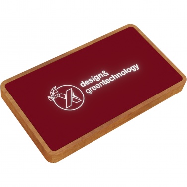 Logo trade promotional product photo of: SCX.design P36 5000 mAh light-up wireless power bank