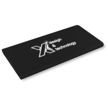 Logo trade corporate gifts image of: SCX.design P15 light-up 5000 mAh power bank