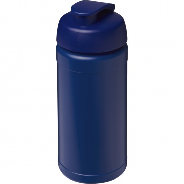 Logotrade promotional giveaway image of: Baseline 500 ml recycled sport bottle with flip lid