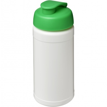 Logo trade promotional gifts picture of: Baseline 500 ml recycled sport bottle with flip lid