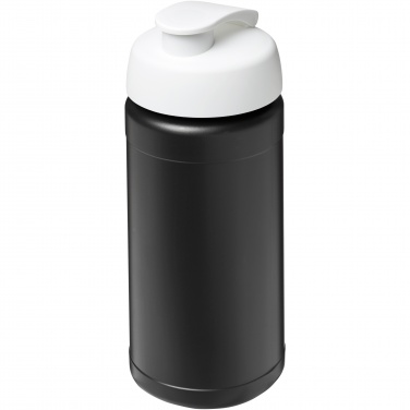 Logo trade promotional products picture of: Baseline 500 ml recycled sport bottle with flip lid