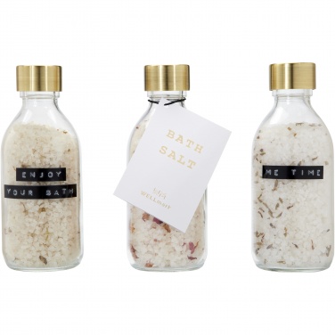 Logotrade corporate gift image of: Wellmark Just Relax 3-piece 200 ml bath salt gift set