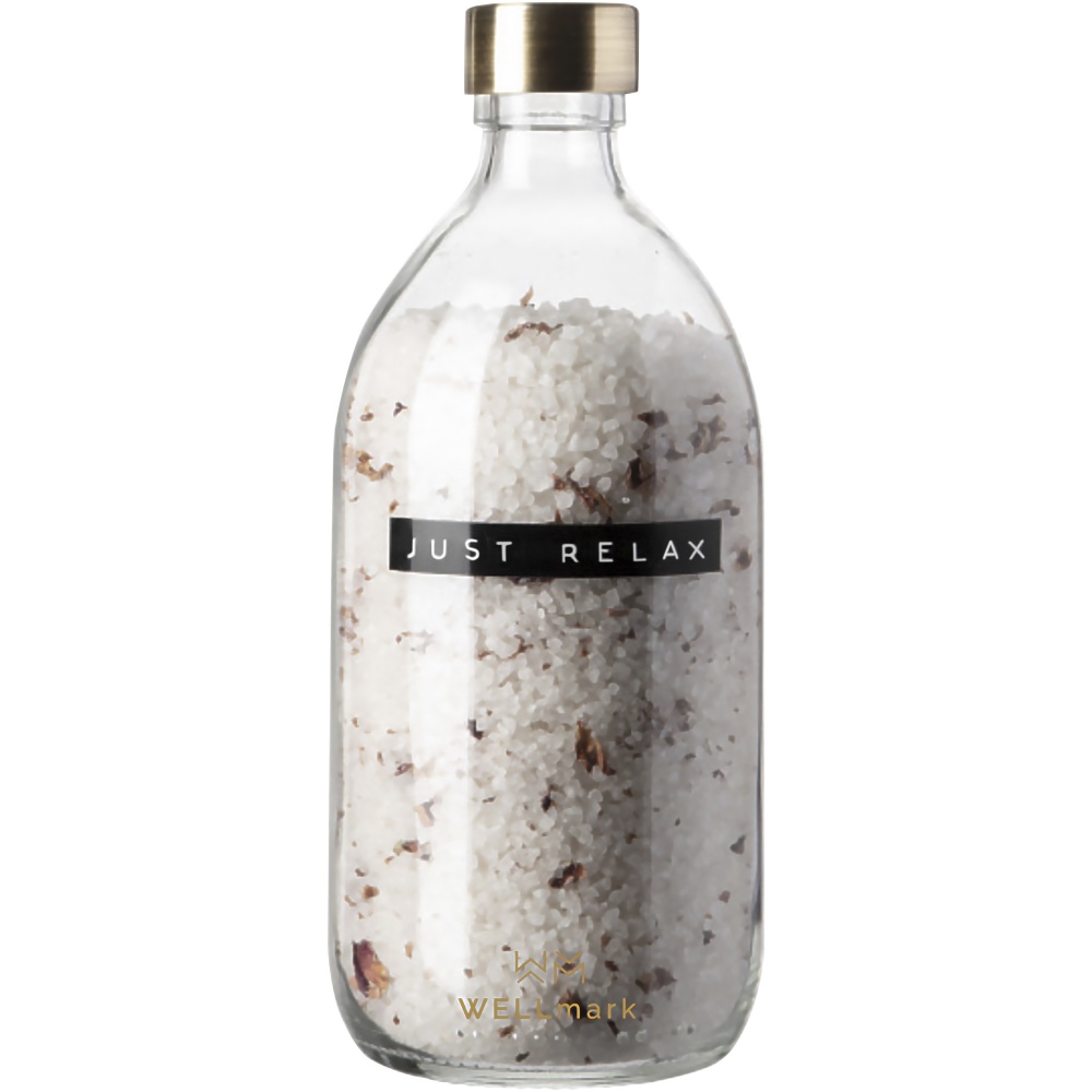 Logo trade corporate gifts picture of: Wellmark Just Relax 500 ml bath salt - roses fragrance