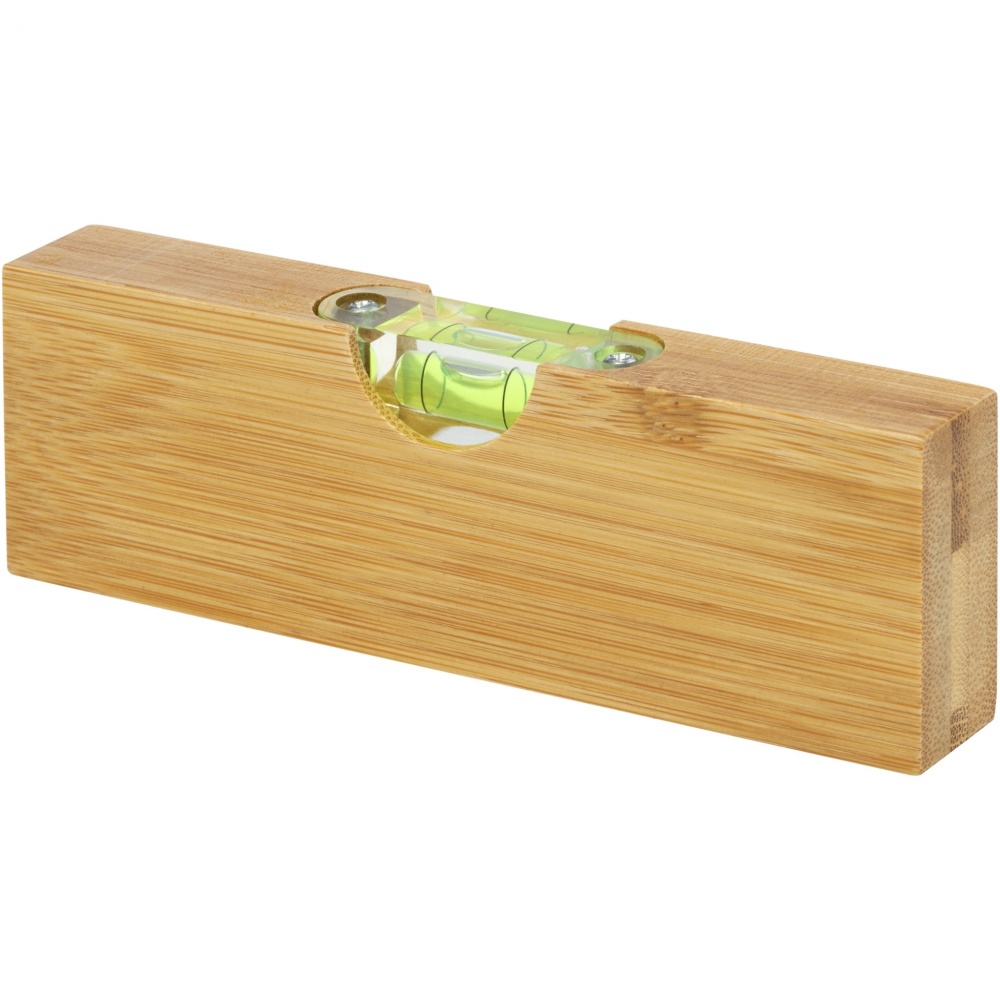 Logotrade promotional product picture of: Flush bamboo spirit level with bottle opener