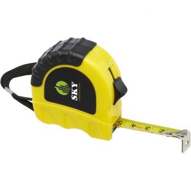 Logo trade corporate gifts picture of: Rule 3-metre RCS recycled plastic measuring tape