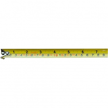 Logo trade promotional merchandise image of: Rule 3-metre RCS recycled plastic measuring tape