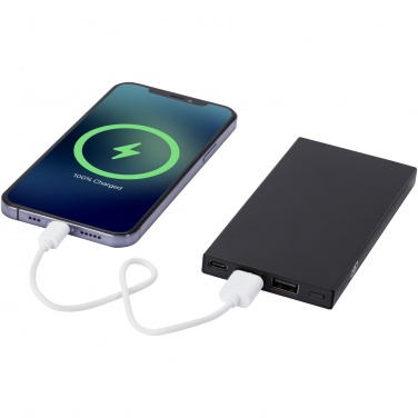 Logo trade advertising products image of: Connect 5000 mAh recycled aluminium power bank 