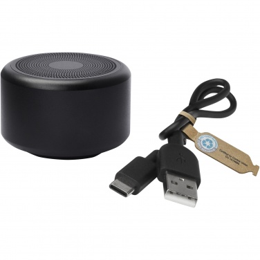 Logo trade promotional gifts picture of: Rise 3W RCS recycled aluminium Bluetooth® mini speaker 