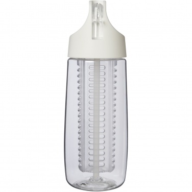 Logotrade promotional merchandise image of: HydroFruit 700 ml recycled plastic sport bottle with flip lid and infuser