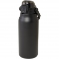 Giganto 1600 ml RCS certified recycled stainless steel copper vacuum insulated bottle, Solid black