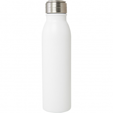 Logotrade promotional gift picture of: Harper 700 ml RCS certified stainless steel water bottle with metal loop