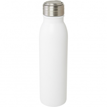 Logotrade promotional giveaway picture of: Harper 700 ml RCS certified stainless steel water bottle with metal loop