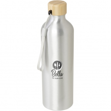 Logotrade promotional item image of: Malpeza 770 ml RCS certified recycled aluminium water bottle