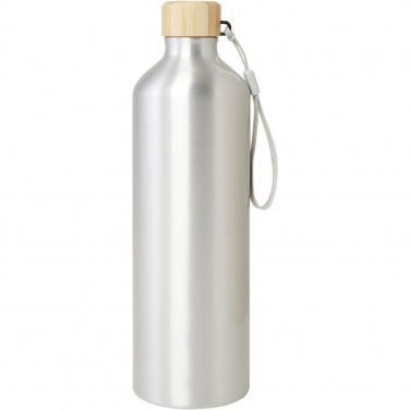 Logo trade promotional products image of: Malpeza 1000 ml RCS certified recycled aluminium water bottle