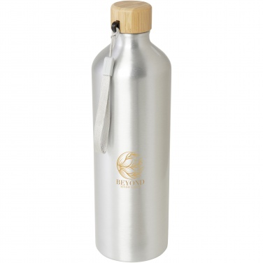 Logotrade business gift image of: Malpeza 1000 ml RCS certified recycled aluminium water bottle