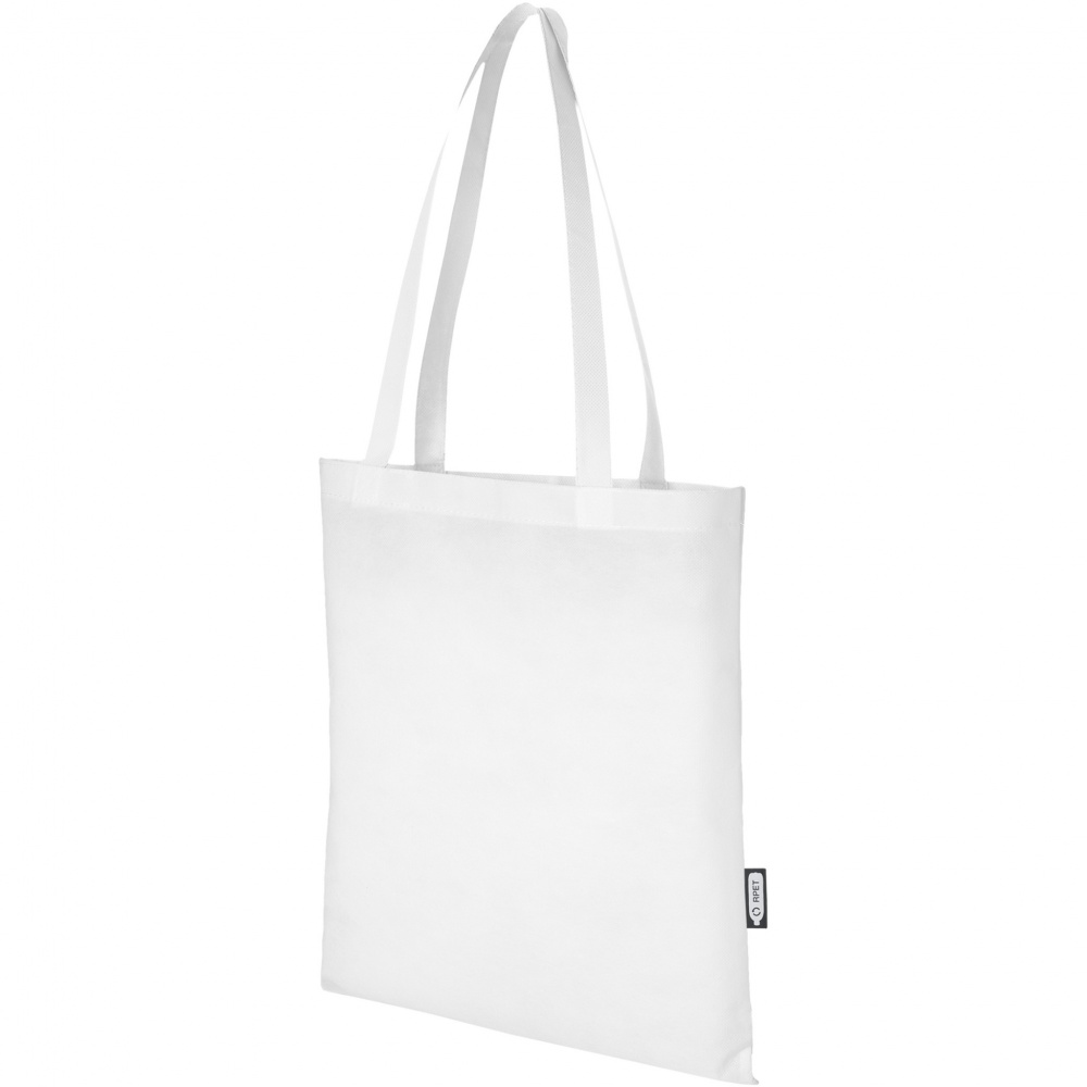 Logo trade promotional items picture of: Zeus GRS recycled non-woven convention tote bag 6L