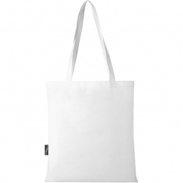 Logo trade advertising products image of: Zeus GRS recycled non-woven convention tote bag 6L