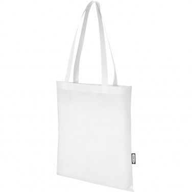 Logo trade corporate gifts picture of: Zeus GRS recycled non-woven convention tote bag 6L