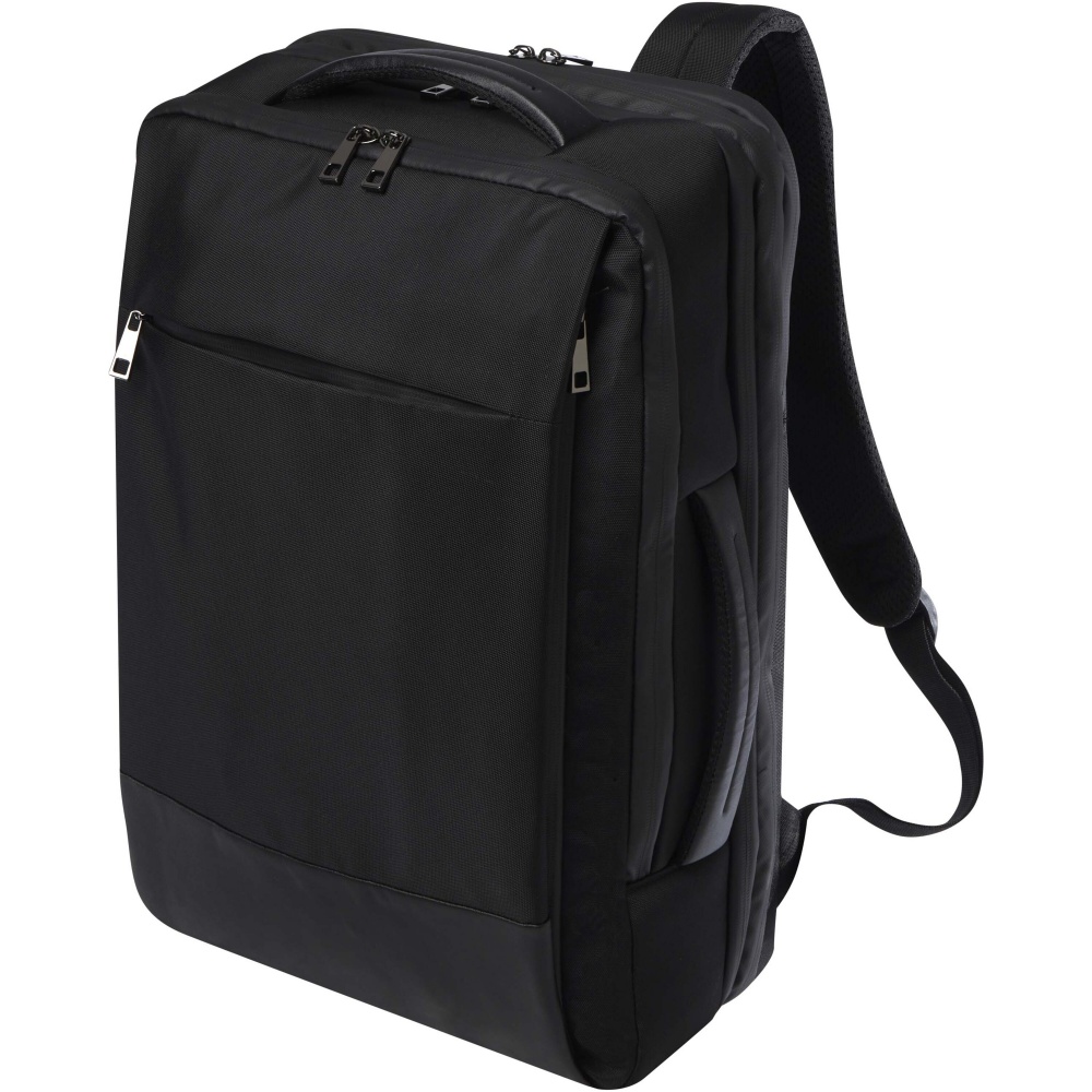 Logo trade promotional item photo of: Expedition Pro 17" GRS recycled expandable laptop backpack 35L