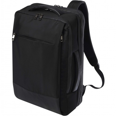 Logo trade promotional merchandise picture of: Expedition Pro 17" GRS recycled expandable laptop backpack 35L