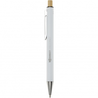 Logo trade promotional product photo of: Cyrus recycled aluminium ballpoint pen (blue ink)