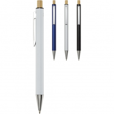 Logotrade corporate gifts photo of: Cyrus recycled aluminium ballpoint pen (blue ink)