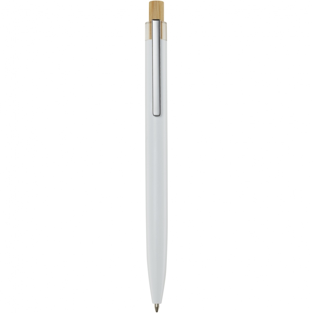 Logotrade promotional gift image of: Nooshin recycled aluminium ballpoint pen  (blue ink)