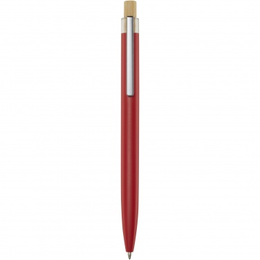 Logo trade promotional gifts picture of: Nooshin recycled aluminium ballpoint pen  (blue ink)