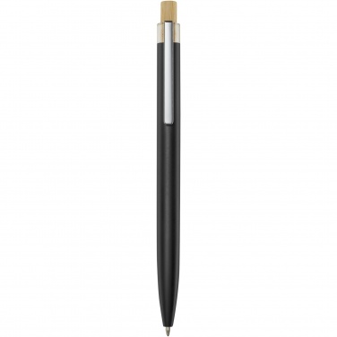 Logo trade promotional merchandise picture of: Nooshin recycled aluminium ballpoint pen  (blue ink)