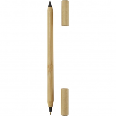 Logo trade promotional products picture of: Samambu bamboo duo pen